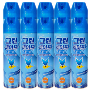 일명제약 파리 모기 살충제 레몬향 그린세이프 킬라 에프 에어졸 400ml, 10개