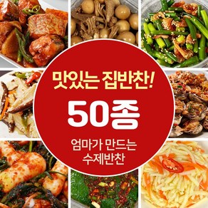 [장바요] 가정식 수제반찬 당일조리 골라담는 시장반찬 밑반찬 김치 나물 볶음 조림 50종, 41.배추겉절이 1kg, 1개, 1kg