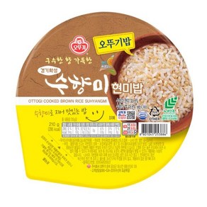 오뚜기 오뚜기밥 수향미 현미밥, 210g