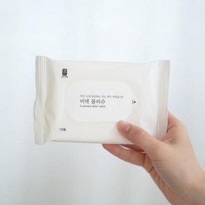 망고우유네 비데티슈 물에녹는 휴대용 비데 물티슈 10매입 10개