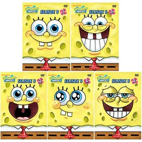 [DVD] SpongeBob SquaePants Season 5 보글보글 스폰지밥 시즌5 5종세트, 없음