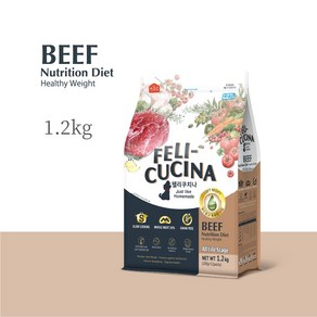 펠리쿠치나 반습식사료 비프 1.2kg (100g*12pack), 12개, 100g, 소