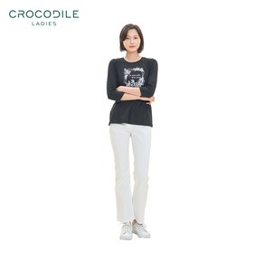 [크로커다일레이디] 앞포켓 절개 디테일 데님 일자핏팬츠_CLDSDP202