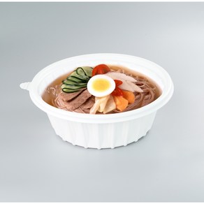 195파이 (소) 냉면/칼국수용기, 1개입, 200개, 백색 200 SET