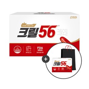 [펄세스] 함익병 크릴56 크릴오일 12개월 1 000mg x 360캡슐+증정 1개월+쇼핑백, 360정, 1개