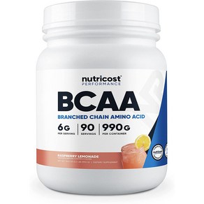 뉴트리코스트 BCAA 라즈베리 레모네이드, 918g, 1개