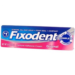 Fixodent Dentue Adhesive Ceam Oiginal 1.40 oz (Pack of 3) 미국 486701, Fixodent Dentue Adhesive Cea