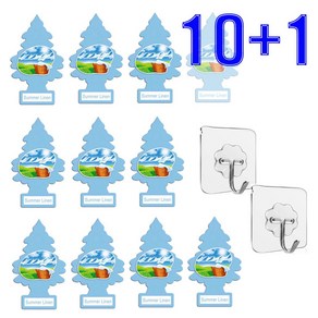 리틀트리 방향제 (섬머린넨) 10+1+방향제걸이2 (10+1)+2 썸머린넨, 1개, 1개