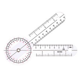 의료용측정 goniomete 곤요메타(청소년측정용) 16cm(360도)청소년관절각도측정용 고니오미터, 1개