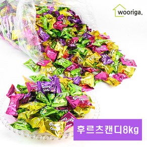 우리가스토리 GG 후르츠맛랜드 캔디 8kg 대용량사탕 업소용사탕