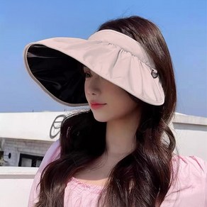 트렌디그루브 여성용 소두핏 자외선 차단 돌돌이 썬캡