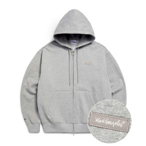 마크곤잘레스 SIGN LOGO WAPPEN OG SWEAT ZIP-UP HOODIE - M/GREY Z241UZH030093 562883