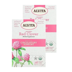 알비타 티 식물성 티 레드 클로버 Alvita Teas Botanical Tea Red Clover