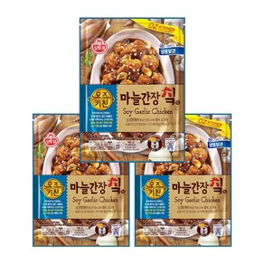 오뚜기 오즈키친 마늘간장치킨 580g 3개