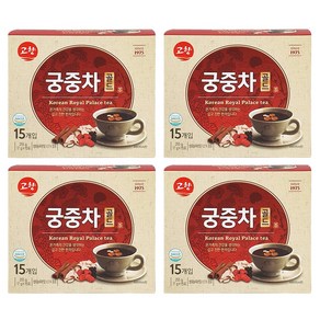 고향 궁중차 골드 17g 15T x 4개 전통차 한방차 한차, 고향 궁중차 골드 (17g x 15T), 15개입