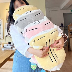 햄스터 인형 쿠션 대형 햄토리 햄찌 애착 바디필로우, 옐로우 S (35cm), 색상