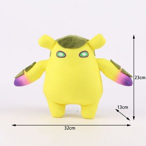 발로란트 게코 윙맨 폭파봇 지원봇 기절봇 디지 봉제 인형 굿즈, A (23cm), 1개