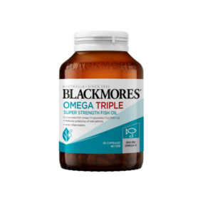 호주 블랙모어스 피쉬오일 오메가 고함량 Blackmoes Omega Tiple High Stength Fish Oil, 1개, 60정