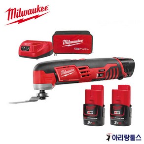 밀워키 충전 멀티컷터 / C12 MT-32B / C12 MT-302B / 12V 3.0Ah 배터리2개