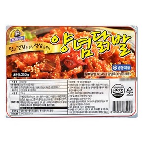 [354] 임꺽정 양념닭발/350g, 1개, 350g