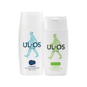 ULOS 히어로 세트(중건성) / 우르오스 스킨밀크 200ml + 스킨워시 300ml, 1세트