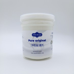 셀렉더요그 플레인 무가당 그릭요거트, 500g, 4개