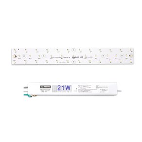 케빈라이팅 국산 삼성칩 조명 거실등 리폼 LED 모듈 주방욕실등 18W 410x54mm(1장), 삼성 LED 칩, 표준형6500K(새하얀빛)