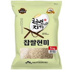 천년지기 국산 찹쌀현미 10kg 1개