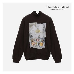 써스데이아일랜드 Thusday Island 하이넥 스웨트셔츠(T228MST231W) 276037