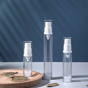 치프몰 5ml 10ml 15ml 진공 스프레이 미스트 화장품 펌핑 공병 용기 재사용, 스프레이 - 투명, 1개