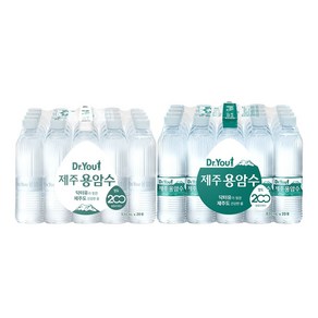 오리온 닥터유 제주용암수 530ml x 40pet (유/무라벨 선택)