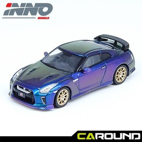 이노64 1:64 닛산 GT-R (R35) T-SPEC 미드나잇 퍼플, 1개