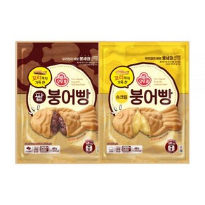 오뚜기 꼬리까지 가득 찬 팥붕어빵 480g + 슈크림붕어빵 480g 외 2종