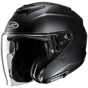 HJC i31 SOLID SEMI FLAT BLACK 오픈페이스 홍진 무광 블랙 반모 라이딩 스쿠터 오토바이 배달 하프 안전 헬멧, L