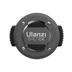 ULANZI -O-Lock 퀵 릴리스 1/4 ''나사 구멍 액세서리로 이동 울란지, Black