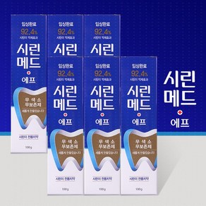 시린메드 에프 시린이 전용 100g/125g/ 치약, 6개, 100g