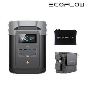 [가방 증정] 에코플로우 EcoFlow 파워뱅크 델타2 DELTA 2 대용량 고속충전 캠핑용 휴대용 220V LFP 인산철 배터리, 델타2 (단품), 1개