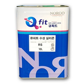 노루페인트 큐피트 외부용 수성 실리콘페인트 (RS) 18L, 백색 무광, 1개