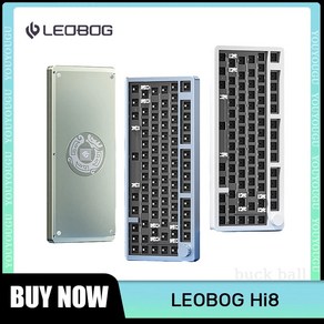 Leobog Hi8 기계식 키보드 키트 알루미늄 합금 3 가지 모드 80 키 PBT 키캡 CNC 개스킷 2.4G 무선 블루투스 키보드 선물, 없음, 없음, 16)Keyboad kit I