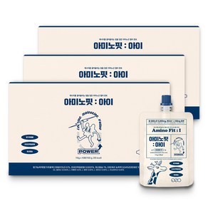 아미노핏 아이 BCAA 필수아미노산 에너지 젤리, 30개, 110g