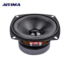 AIYIMA 1Pc 4인치 오디오 서브우퍼 스피커 30W 8옴 우퍼 미드레인지 베이스 컴퓨터 스피커 홈시어터 사운드 시스템용