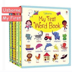 5 Books/set Usbone My Fist Wod Book 영어 학습 그림 보드 북 영어 사전 아기와 아이들 아기와 아이들