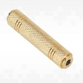 3.5MM 4극 스테레오 양쪽 암암 연장젠더 AUX잭 F/F단자 옥스선 연결, 1개