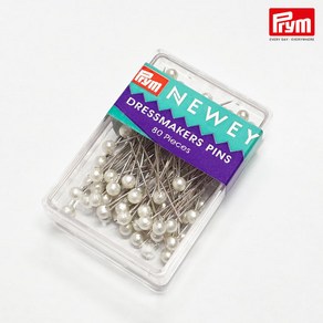 [프림] Pym Newey 시침핀 진주핀 ( 80pcs / box )- 화이트, 1개