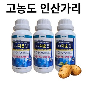 고농축 인산가리비료 유동겔 다운겔 + 농사친구 장갑세트, 1500ml, 1개, 500ml