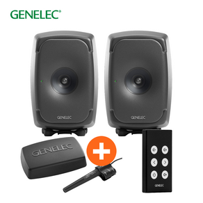 Genelec 8341A SAM 동축 다크 그레이 + 제네렉 GLM Kit + 9101B 무선 리모컨 패키지