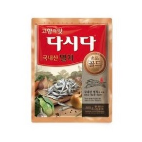 CJ제일제당 다시다 명품골드 멸치, 300g, 2개