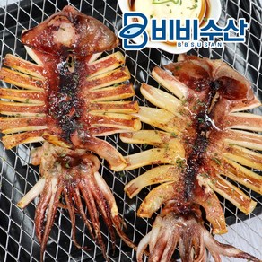 국내생산 당일바리 반건조 오징어 피데기 5마리, 1개, 650g