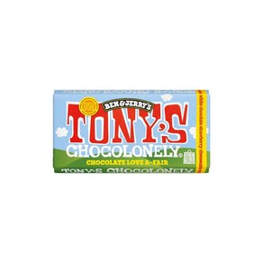 Tony's Chocolonely 토니스 초콜로니 화이트 초콜릿 스트로우베리 180g, 1개