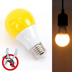 LED 방충램프 6.5w 전구색 LED전구 캠핑조명 해충퇴치 펜션조명 모기퇴치, 1개